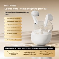 Headset TW888, Fon Telinga Semi-in-ear BT6.0 dengan Latensi Rendah dan Bass untuk Permainan
