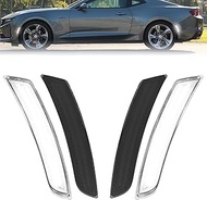 ROCCS White LED Side Marker Light Compatible with 2016-2024 Chevy Camaro ZL1/1LE/SS/RS/LS/LT Smoked