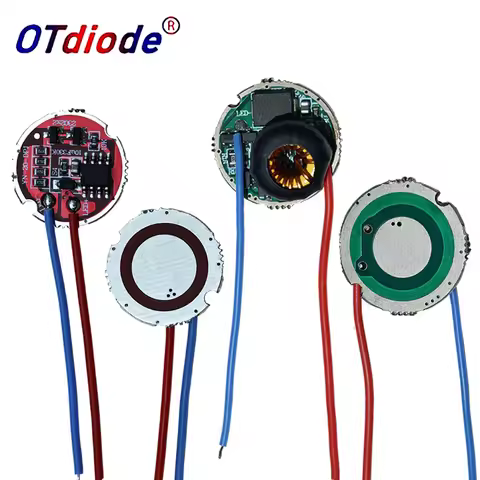 LED Torch Constant Current Flashlight Driver DC3-3.7V 3A 5A 8A 1/3/5 Mode 1 Battery XML2 10W XHP50/7