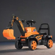 ✈️Fast Shipping✈️ Children Kids Ride On Excavator Digger Toy With Music Light Baby Push Ride With St