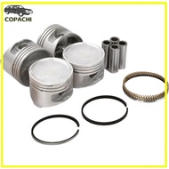 4pcs Engine Piston Set 23410-38200 For 1999-2005 Hyundai Sonata Kia Optima 2.4L G4JS Engine Car Acce