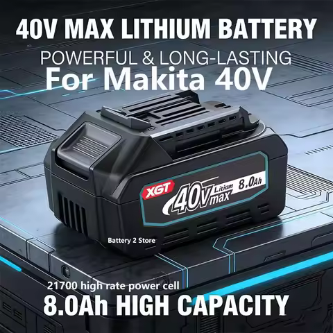 for Makata 40V 8Ah XGT rechargeable lithium-ion battery suitable Max battery and 40V BL4025, BL4040,