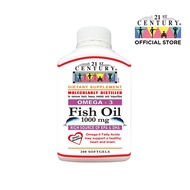 21st Century Omega 3 Fish Oil 1000mg (200 Softgel)