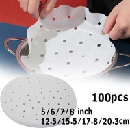 100pcs Dimsum Paper Dimsum Liners 5-8 Pieces Dimsum Steamer Cloth Dimsum Steamer Liners Steamed Pape