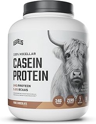 Levels 100% Micellar Casein Protein, Hormone Free, Chocolate, 4LB