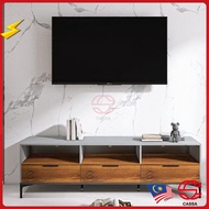 Cassa 6 Feet / 5 Feet Flix  Wood Mix Grey Modern Concept TV Cabinet with Drawer and Metal Leg