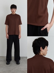 Signature Ruffle Tee - Wood