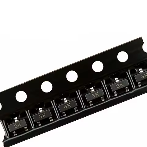 (100pcs) BC858B BC858 SOT-23 SMD Triode PNP signal transistor (Marking 3K)