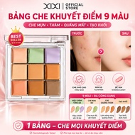 XIxi Qinrou Concealer Palette: 9 Colors, Balancing Acne Concealer Dark Circles Domestic Makeup D888