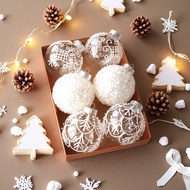 【LADYFT】Baubles Christmas Decorations Christmas Balls Christmas Tree Baubles Sequins