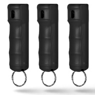 Keychain Pepper Spray Flip Top Safety, Police Strength Keychain Pepper Spray with 16-ft Range, Finge