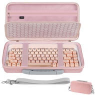GEEKRIA Keyboard Carrying Bag Compatible with LOFREE DOT Foundation 75% Keyboard YUNZII C75 EVA Hard