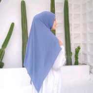 FAYRE.ID - Madina Hijab Segi Empat Kerudung Syari Ukuran 120x120 cm Bahan Ceruti Babydoll Elegan - M