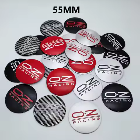 4pcs 55MM O.Z OZ Racing Logo Emblem Car Stickers Accessories for OZ Car Wheel Center Caps Wheels Rim
