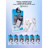 VIVO G5-02 1USB 3.5A USB MICRO & Type-C CABLE Charger G502