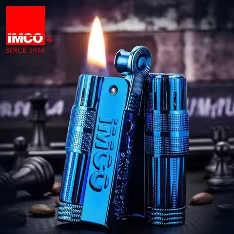 Original IMCO Lighter Old Gasoline Flint Lighter Windproof Stainless Steel Cigarette Petrol Oil Ligh