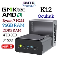 GMKtec K12 AMD Ryzen 7 H 255 Windows Mini PC 96GB DDR5 RAM 4TB SSD Gaming PC Gaming Computer Desktop