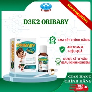 (Buy 2 get 1 free) Oribaby D3K2 - Supplement D3+K2 for Baby 20ml Bottle get ORIBABY D3K2