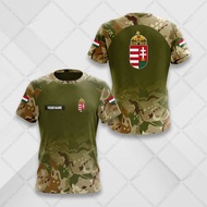 Custom Name Hungary Camouflage Tees Summer Cool Sportswear Mens Fashion Jersey Loose T-shirts Boy Ov