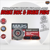 MARS BRAKE DISC / DISC ROTOR - PERODUA ALZA 2009-2025