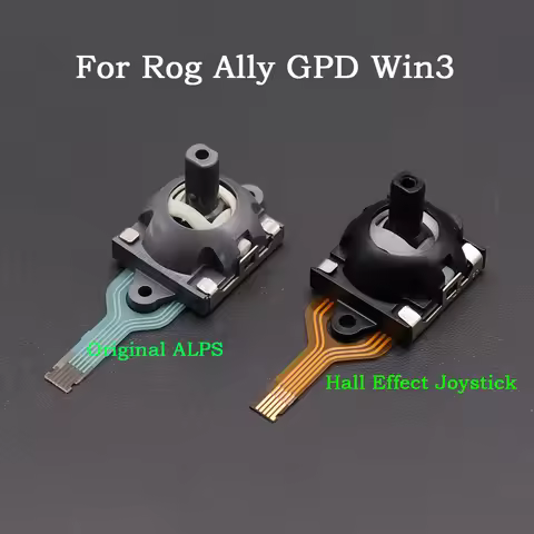 2PCS Analog 3D Joystick Rocker Set Thumb Stick Repair Sensor Module Accessories For Rog Ally Hall Ef