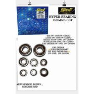 SWIPOH RACING HYPER ENGINE BEARING FIBRE KAYU C4 FAG SET LC135 LC 4S EX5 DREAM WAVE125 W125 Y15ZR Y1