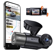 Vantrue N2X 2.7K Front and Inside Dashcam for Car5G WiFi Dash Cam  with HDR IR Night VisionSTARVIS 2