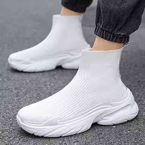 Summer Men Casual Sports Shoes Mesh Running Sneakers Slip On Breathable Designer Tennis Shoes Traini