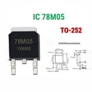 [5 pieces] voltage regulator ic 7805 78M05 100% new