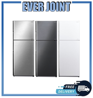 Hitachi R-VX450PMS9 [366L]  2 Doors Top Fridge + free Vacuum Container Set