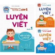 Trọn Bộ 7 Cuốn Sách Tâm Thế Vào Lớp 1 - Hành Trang Cho Bé Tự Tin Vào Lớp 1 - Luyện Viết - Luyện Đọc