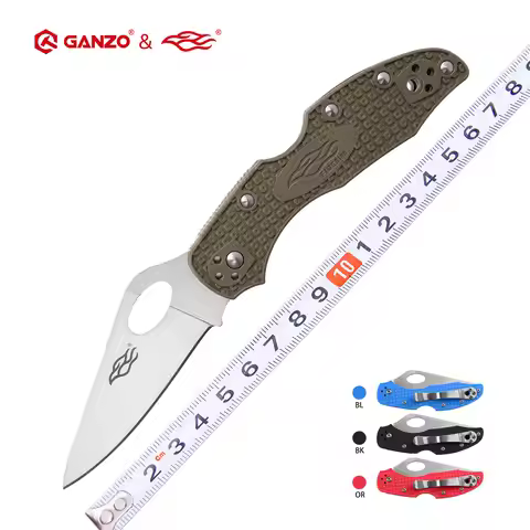 Hot selling Ganzo F759M 440C blade Folding knife Outdoor survival camping tool edc Pocket Knife edc 