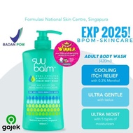 Suu Balm Body Wash 420Ml Cooling Moisturising Dry Itchy Sensitif Eksim