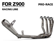 Z900 Exhaust System For Kawasaki Z900 2017-2026 Motorbike Titanium Headers Tube ARROW Muffler