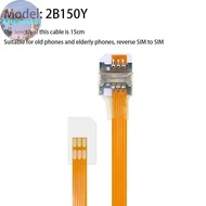 Alittlesearch 2FF SIM Standard Positive Reverse Extension Cord Mobile Phone Signal Extension Cord SI