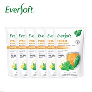 [Bundle of 6] EVERSOFT Shower Foam Pack 800ml x6 [Body Wash] Refill