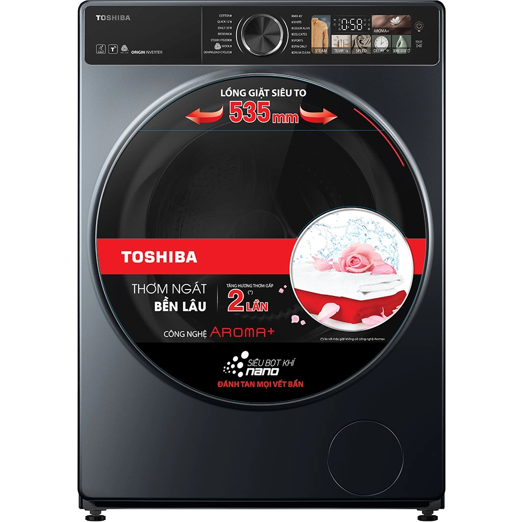 Máy giặt Toshiba Inverter 10.5 kg TW-T25BZU115MWV(MG)