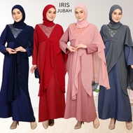 Jubah Muslimah Songket Iris Raya 2025 - Wanita - Baju - 8 Warna