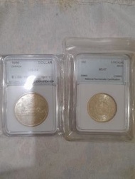 加拿大1966年銀幣及奧門銀幣