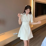 Dresses for Women 2023 Blazer Clothes Mini White Woman Dress Formal Occasion Short Trendy Outfits Cheap Casual Korean Style Xxl