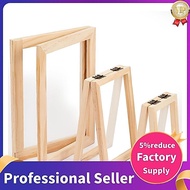 3 Pieces Paper Making Wooden Paper Making Mould Papermaking Screen Kit 3 Size Frame for DIY  (A7, A6
