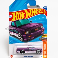 No. 119 '91 GMC SYCLONE Purple Hot Wheels Alloy Small Sports Car