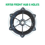 FRONT HUB SPOKE RIM 6 HOLES FRONT HUB BUYONG FRONT HUB BUYUNG MOTOR KAWASAKI KIPS KR150 KIPS KR 150