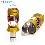 CarTnT 1PCS H4 LED ไฟหน้ารถจักรยานยนต์ Mini Projector เลนส์ Spotlight Hi/lo Beam สำหรับ12V ไฟหน้ารถ3