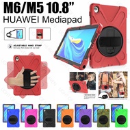 Huawei Mediapad M6 M5 Pro 10.8 tablet case cover with handle shoudle strap stand casing covers