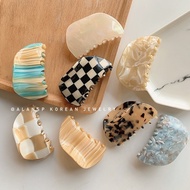 Town Shell Korean Chess Hair Claw Clip / Jisoo Lisa Korean Hair Clip
