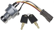 Solarhome 142-8858 Ignition Switch with 2 Keys for Caterpillar 257B Cat D6T 247B D6R D6T 267B 906 24
