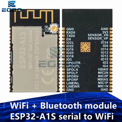 1pcs Original WiFi + Bluetooth module ESP32 serial to WiFi / audio module / ESP32-A1S module