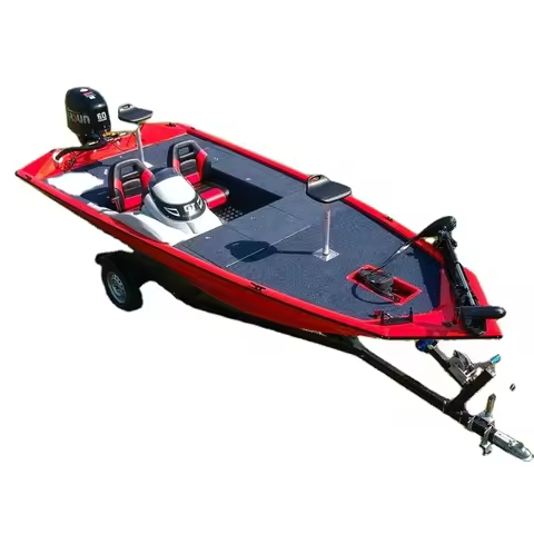 4.9m/16ft 30-90PH Marine Grade Aluminum Bass Fishing 5 Passengers Boats for Fishing/Hunting Outdoor 
