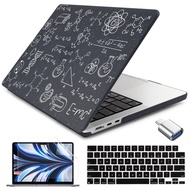INS แฟชั่น Matte Hard Case สำหรับ MacBook Pro Air M2 2022 A2681 A2338 M1 2020 A2337 A2179 Retina14 15 16นิ้ว M1 2021 A2442 A1502 A1706 A1708 Matte แป้นพิมพ์ + ตัวป้องกันหน้าจอ + อะแดปเตอร์ USB C Hub